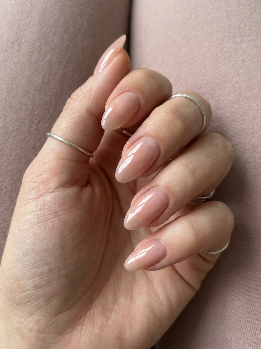 Lip Gloss Nails with Y2K Shine als Y2K Nails Inspiration 2026